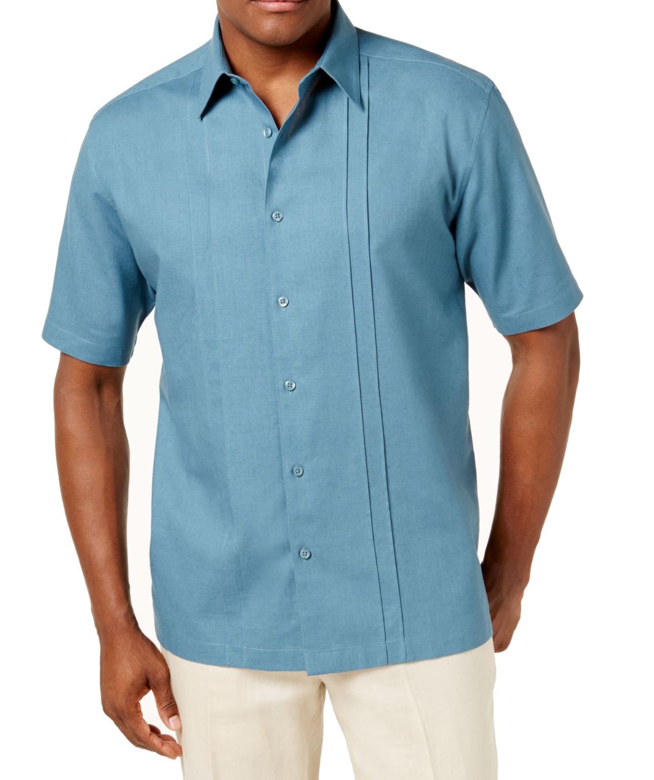 Cubavera NEW Tapesty Blue Mens Size 