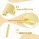 thumbnail image 3 of Rollo de tela de PVC amarillo, 78,74 x 11,8 cm, impermeable, color sólido, ideal para manualidades: costura, lazos para el cabello, llaveros y joyería., 3 of 7