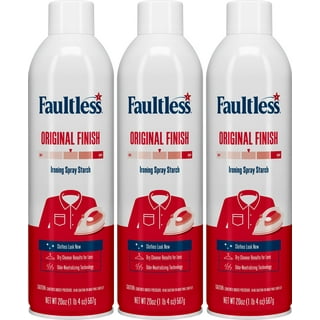 2x Faultless Premium Luxe Finish Spray Starch Pro Grade 20oz - (pack of 2)