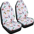 thumbnail image 3 of Binienty Ladybug Auto Seat Covers Front Seats Only Soft Cozy Cloth Seat Covers for Cars SUV Pick-up Truck Interior Protection Accessories, 2 Pack, 3 of 8