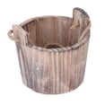 thumbnail image 4 of Barrel Planter, Breathable Rustic Flower Plant Pots Wall Hanging Innovative Decorative Vintage Style  for Patio, 4 of 7