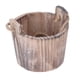 thumbnail image 1 of Maceta redonda de Madera BuyWeek Macetero de barril vintage, 1 of 12