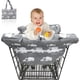 thumbnail image 1 of Funda para carrito de compras para bebé y funda para silla alta 2 en 1, cojín protector para carrito de bebé portátil para supermercado, funda para carrito de compras lavable a máquina, 1 of 7