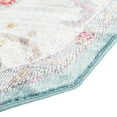 thumbnail image 6 of Unique Loom Paragon Collection Area Rug - Daneker (8' 2" Octagon Aqua and Blue/Beige), 6 of 7