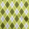 thumbnail image 1 of oneOone Cotton Jersey Lime Fabric Check Sewing Material Print Fabric By The Yard 58 Inch Wide, 1 of 4