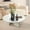 White, variant on MDQMD Modern Natural Marble Coffee Table,27.6''Real Marble Round Center Table for Living Room,Coffee Table for Home,Yellow Beige