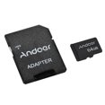 thumbnail image 2 of Andoer 64GB Class 10 Memory Card TF Card + TF Card Adapter for Camera Car Camera Cell Phone Table PC o Player GPS, 2 of 5