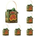 thumbnail image 1 of Christmas DecorationsGift Wrapping Paper10PCS Christmas Xmas Cookie With Window Cardboard Paper For Pastries Cupcakes Candy And Portable BoxPackaging box, 1 of 5