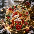 thumbnail image 5 of Diamond Art Kits for Adults, Diamond Paintings Christmas Ornaments, Diy Christmas Wreath Kit for Xmas Tree, Home Door, Window and Wall Decor, 5 of 8