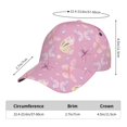 thumbnail image 2 of Sigee Butterfly 1 for Fashionable curved brim baseball cap for Men Women Curly Hair Ponytail Hat for Outdoor Sports, 2 of 6