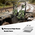 thumbnail image 3 of KUIFORTI Camouflage UTV Seat Covers Seats Cover with Headrest Covers Full Protection Outdoor Seat Cover Set Anti-Slip Compatible with Yamaha Rhino 700 660 450 2004-2021, 3 of 7