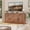 Brown, variant on 66" Farmhouse Buffet Cabinet with 3 Embossed Drawers & 4 Doors – Large Storage Sideboard, Coffee Bar Station for Dining Room, Kitchen, Living Room