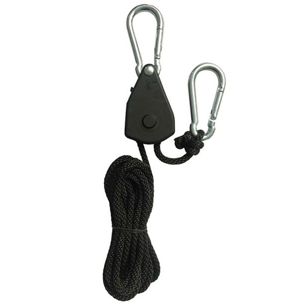 Polea La Lámpara Blaqueo Colcha Bloqueo Ataque Correa Colgilla Kayak Rope 1/2/4/6/8/10/12/14/16 PCS 1/8 Elevación 1.6m Corta Cielo para Acampar