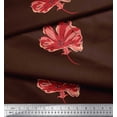 thumbnail image 2 of Soimoi polyester Crepe Fabric Artistic Flower Decor Fabric Printed Yard 42 Inch Wide, 2 of 3
