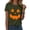 Z431 Army Green, variant on Landzoo Halloween Tops For Women Graphic Print Short Sleeve Crew Neck Shirt Party Comfortable Women T Shirt Size L Army Green