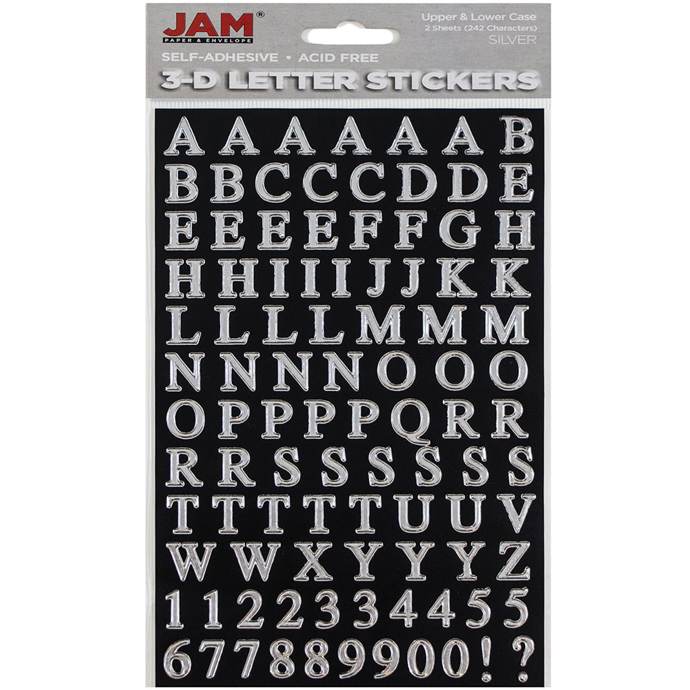 SELF ADHESIVE LETTERS stickers graphics Impact 20mm OR 25mm high vinyl alphabet 