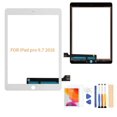 thumbnail image 3 of A-MIND Screen Replacement for ipad pro 9.7 2016 A1673 A1674 A1675 Touch Digitizer? LCD is Not Included, No Instructions? Front Glass Panel Replacement?with Free Tool Kits & Screen Protector (White), 3 of 4