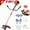 2 in 1 (Red), variant on Seipouy Weed Eater Gas Powe, 52cc 2-Stroke Gas String Trimmer, Weed Wacker Gas, 2 in 1 Gas Weed Trimmer with Full Functioning Guard Accessories