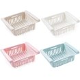 thumbnail image 5 of Innovador organizador debajo del estante del refrigerador, diseño retráctil para mayor espacio de almacenamiento, lados ventilados para una rápida infiltración de agua y prevención de bacterias,, 5 of 5