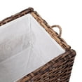 thumbnail image 4 of happimess Jacob 31.5" Hand-Woven Wicker Storage Trunk, Dark Brown Wash, HPM9003C, 4 of 12