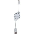 thumbnail image 2 of Manhattan iLynk - Lightning cable - Lightning male to USB male - 3.3 ft - white - retractable, 2 of 6