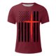 thumbnail image 3 of Camisetas de Manga Larga para Hombres Imprimir Casual Cuello Redondo Camiseta de Manga Corta, Camisetas de Manga Larga para Hombres Algodón, 3 of 4