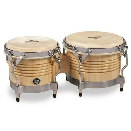 Latin Percussion Matador Bongo, Natural Chrome Hardware