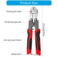 thumbnail image 3 of Precisions Bolt Cutter Metal Shear Tool Industrial Carbon Steel Blade Ergonomic Handle For Workshop Outdoor Job, 3 of 9