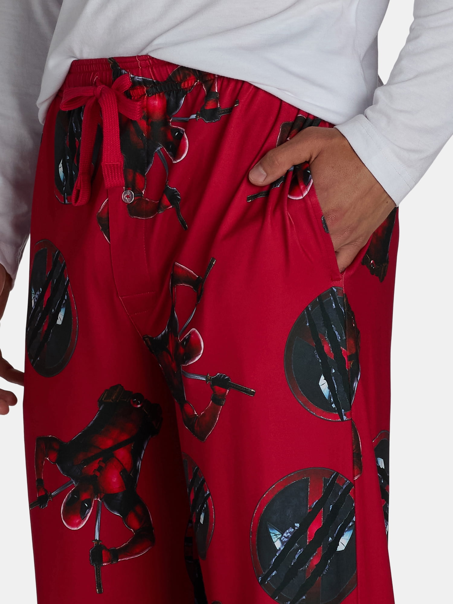 Deadpool Men's Pajama Sleep Pants, Sizes S-3XL