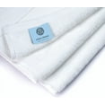 thumbnail image 2 of White Classic Luxury Bath Towels Large - Cotton Hotel spa Bathroom Towel |30x56 | 4 Pack | White, 2 of 8