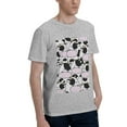 thumbnail image 2 of Bingfone Cute Animal With Cow Men'S Loose Fit Short-Sleeve Pocket T-Shirt, 2 of 7