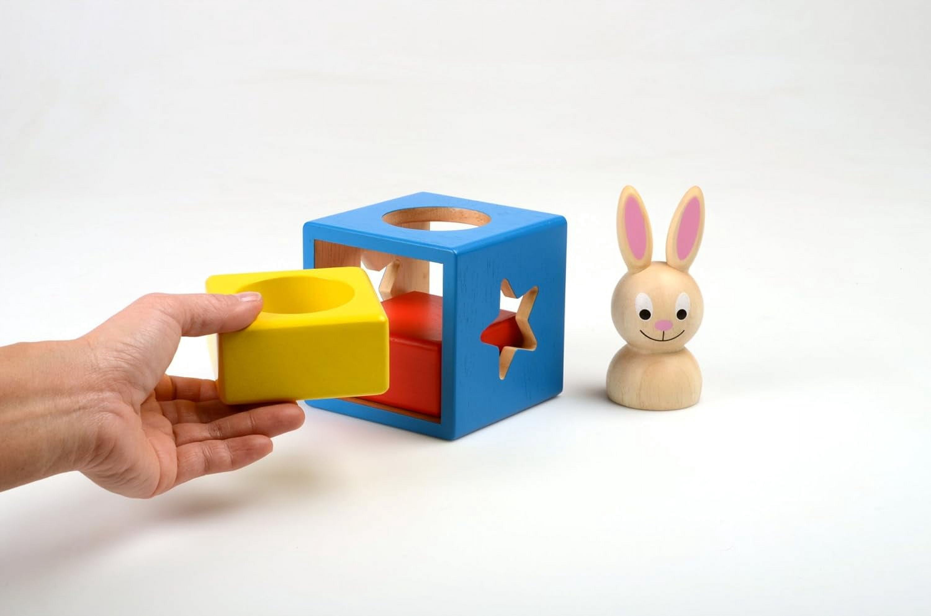 SmartGames Bunny Peek a Boo Wooden STEM Building Game for Ages 2+