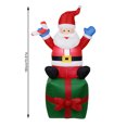 thumbnail image 4 of Dalazy Santa Claus Lighted LED Light Kit Gift Xmas Lighting Blow-up Vacation Decoration Plastic Ornament Molds Present Porch AU Plug, 4 of 7