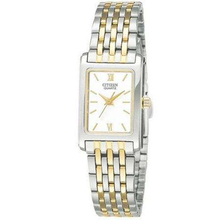UPC 013205077371 product image for Citizen Women s Two Tone Stainless Steel Bracelet Watch - EJ5854-56A | upcitemdb.com