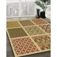 thumbnail image 3 of Ahgly Company Machine Washable Indoor Rectangle Transitional Orange Area Rugs, 2' x 5', 3 of 7