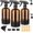 Amber, variant on Glass Bottles 3 Pack, 17 oz/500 ml Glass Bottles for Cleaning, , Essential Oils, Hair Care, Refillable Empty Bottle with Adjustable Nozzle for and Mist