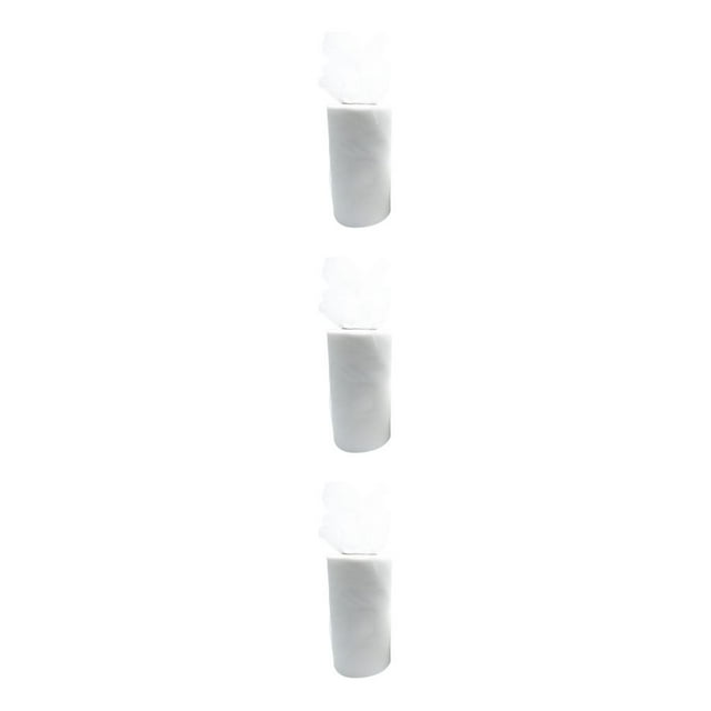 Guardoinrt Polyester White Roll Wedding Tape Durable And Reliable Wedding Essentials Color Available Roll Tulle white 3Set