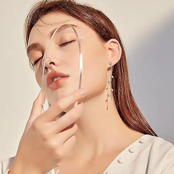 Silver Crystal Long Tassel Leaf Drop Earrings for Women Wedding Party Jewelry 1 Pair