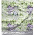 thumbnail image 1 of Soimoi Viscose Chiffon Fabric Leaves & Texture Fabric Prints By Yard 42 Inch Wide, 1 of 2