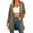 Khaki, variant on Fmbrln Womens Long Zip Up Hoodies Long Sleeve Solid Color Tunic Sweatshirt Fall Winter Drawstring Casual Outerwear Khaki L