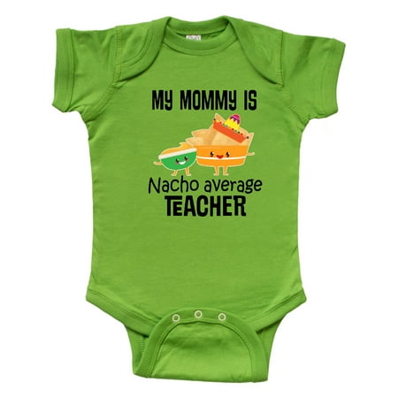 

Inktastic My Mommy is Nacho Average Teacher Gift Baby Boy or Baby Girl Bodysuit