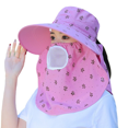 thumbnail image 2 of Sombrero de verano para mujer, sombrero protector solar, sombrero para recoger té al aire libre, sombrero para el sol, sombrero de ala grande para bicicleta, sombrero para el sol anti-UV., 2 of 6