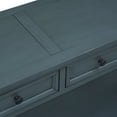 thumbnail image 6 of Solid Wood Console Table With 4 Drawers And 1 Bottom Shelf For Entryway, Hallway, Easy Assembly, 63 Inch Long Sofa Table, Navy, 6 of 9