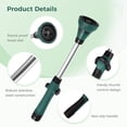 thumbnail image 5 of 15" Garden Watering Wand, Hose Nozzle Sprayer with 8 Adjustable Spray Modes and Thumb Control Shut Off Design for Car Washing, Lawn/Flower Watering, Patio Cleaning, 5 of 7