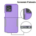 thumbnail image 2 of For Moto G Stylus 5G (2023 Only) | XT2315 Case, 2 in 1 Heavy Duty Armor Shockproof Cases,Hisdou Hybrid Dual Layer Rubber Drop Protection Grip Plastic Bumper Sturdy Phone Cover -Purple, 2 of 6