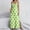 Multicolor(New)D, variant on PNTUTB St. Patrick's Day Women's Fashion Print Casual Loose V Neck Sleeveless Split Hem Comfort Strapless Maxi Dress