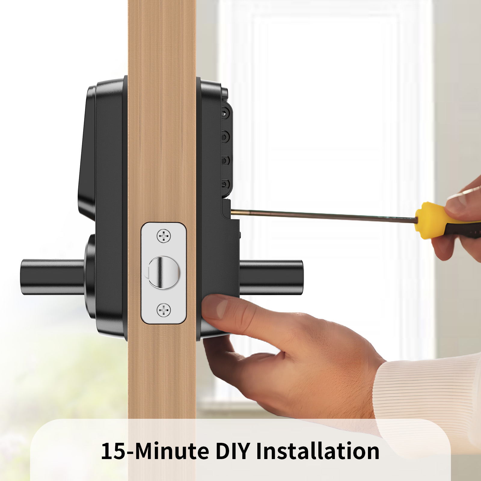 Ironzon Smart Fingerprint Deadbolt Electronic Door Lock photo 2