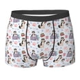 thumbnail image 6 of Men's Boxer Briefs, Cartoon Cute Husky Dog Gift Soft Comfy Mens Underwear Boxer Briefs Breathable With Widen Waist, 6 of 7