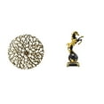 thumbnail image 1 of Escultura para colgar en la pared,Decoración de pared de metal para sala de estar,dormitorio y exterior.,Figura de escritorio,Estante de estatua de caballo para escritorio,oficina,decoración, 1 of 8