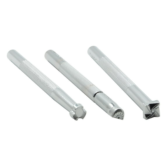 Realeather Leather Stamp Set, Geometric